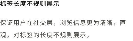 标签长度不规则展示说明